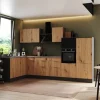 Respekta Selection Winkelküche Elisabeth RSL340HGAH 340 cm Artisan Eiche Nb-Grau