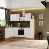 Respekta Selection Winkelküche Elisabeth RSL250AWH 250 cm Weiß-Artisan Eiche Nb.