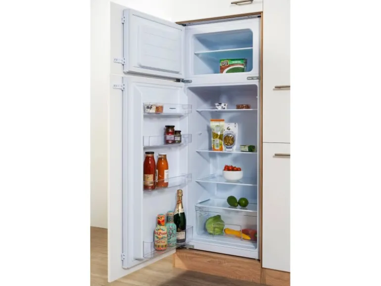 Respekta Winkelküche KBL310ESWSC 310 cm Weiß Sonoma Eiche Sägerau Nachbildung