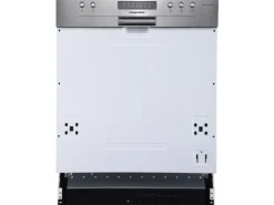 Respekta Winkelküche KBL310WGCG 310 x 172 cm Grau-Weiß-Butcher Nussbaum