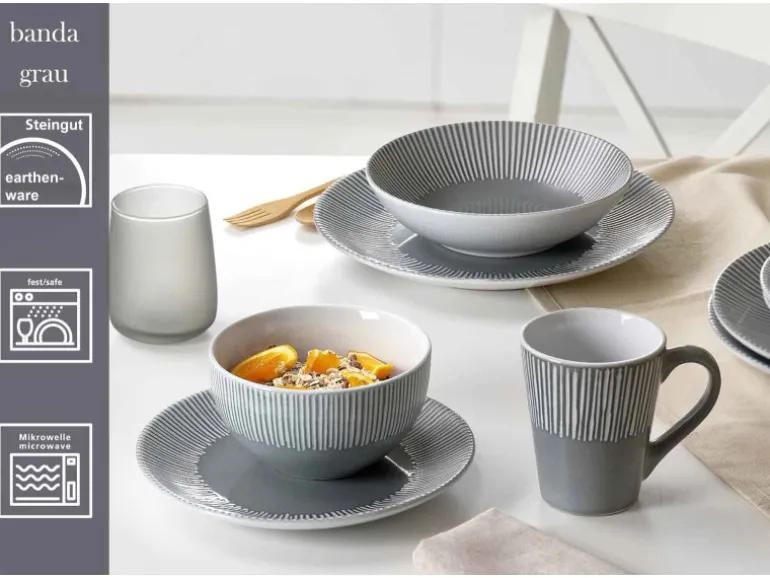 Ritzenhoff & Breker Banda Müslischale 14 cm Grau
