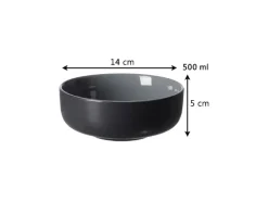 Ritzenhoff & Breker Jasper Müslischale 14 cm 6er Set Schwarz