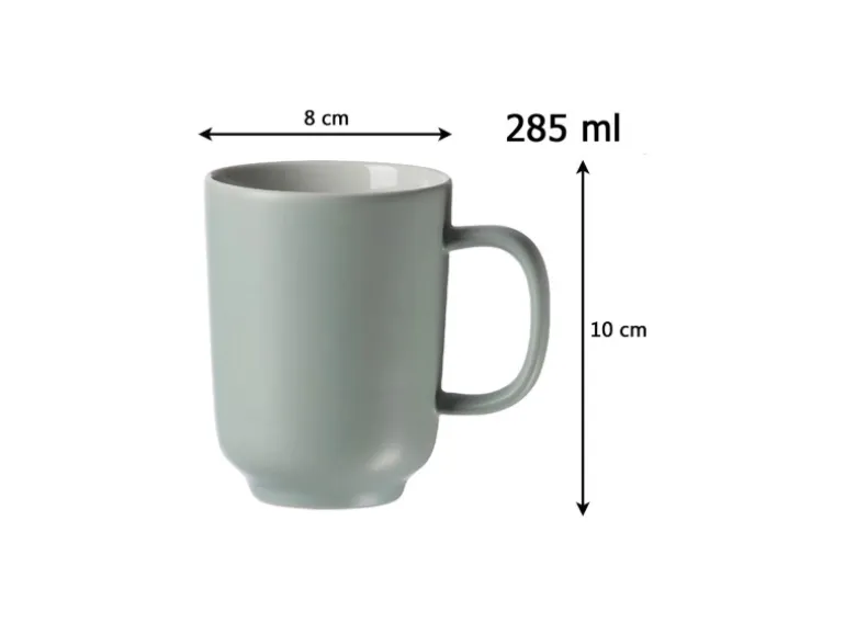 Ritzenhoff & Breker Jasper Kaffeebecher 285 ml 6er Set Mint