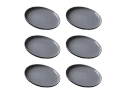 Ritzenhoff & Breker Jasper Dessertteller 19 cm 6er Set Schwarz