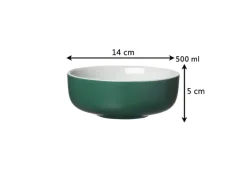 Ritzenhoff & Breker Jasper Müslischale 14 cm 6er Set Grün