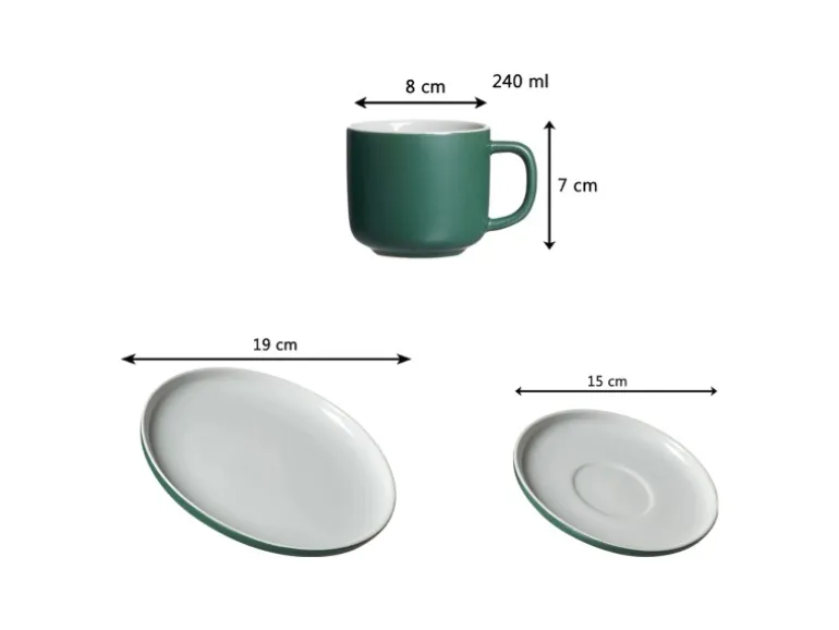 Ritzenhoff & Breker Jasper Kaffeeservice 12-teilig Grün