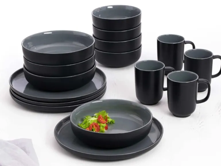 Ritzenhoff & Breker Jasper Kaffeebecher 285 ml 6er Set Schwarz