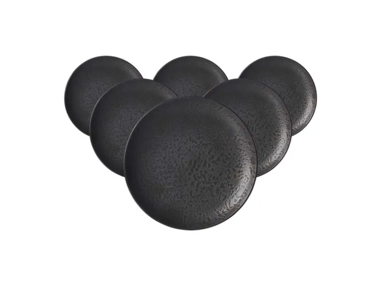 Ritzenhoff & Breker Kitwe Dessertteller 20 cm 6er Set Schwarz