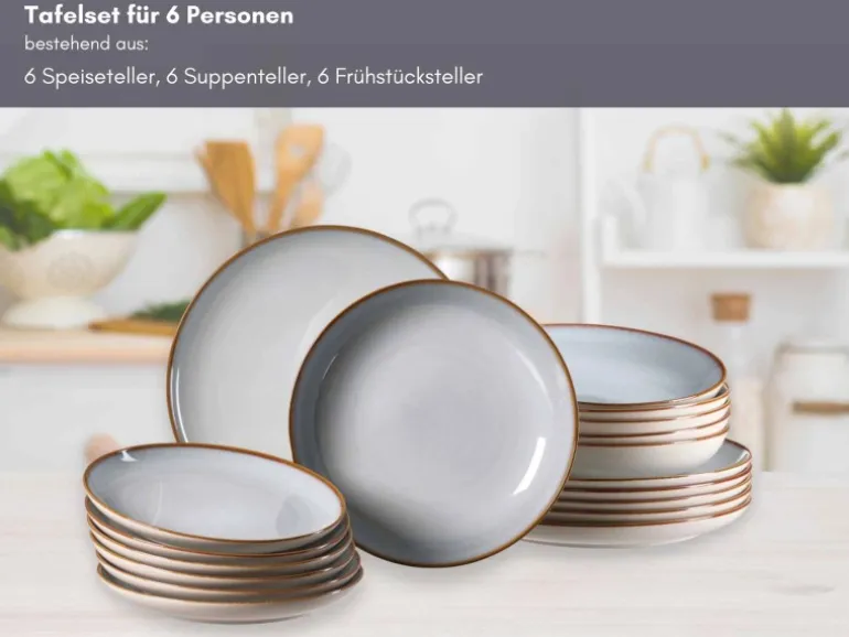 Ritzenhoff & Breker Portofino Teller-Set 18-teilig