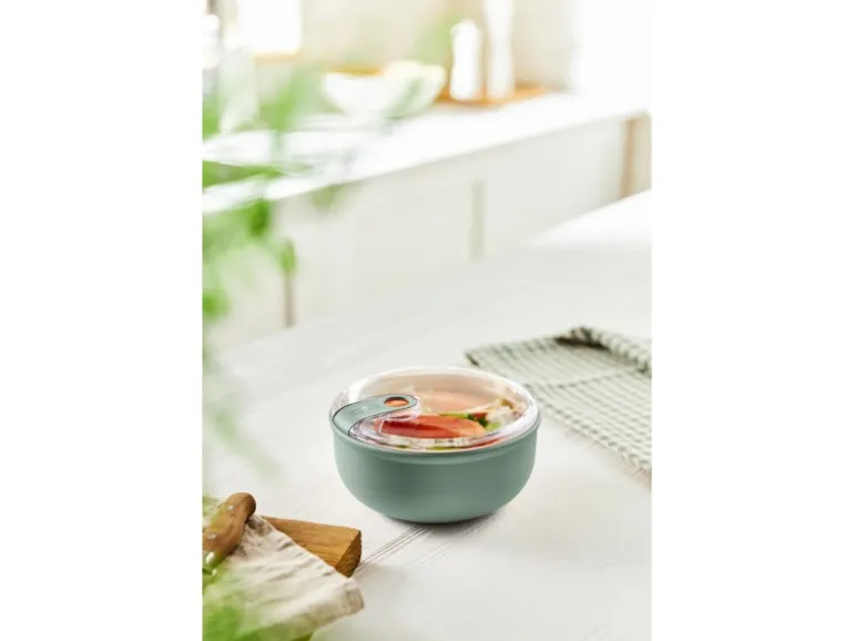 Rotho Frischhaltedose Ela Rund 0,75 l Mistletoe Green
