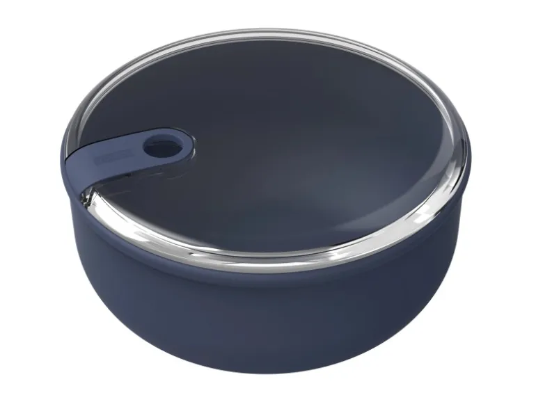 Rotho Frischhaltedose Ela Rund 1,8 l Dunkel-Blau