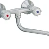 Sanitop-Wingenroth Wand-Zweigriff-Küchenarmatur Standard Plus Chrom