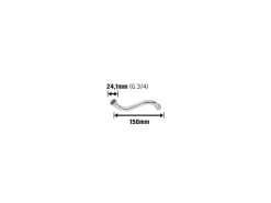 S-Auslauf 24,1 mm (G 3/4) x 150 mm