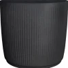 Scheurich Pflanzgefäß Linetto Ø 28,6 cm Stony Black