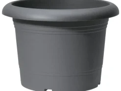Scheurich Pflanzgefäß Oliver Ø 40 cm Metallic Grey
