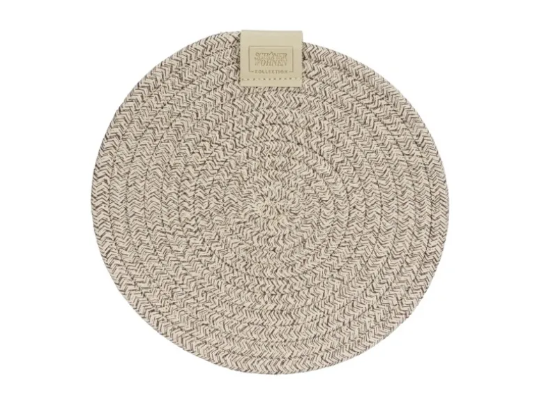 Schöner Wohnen Topfuntersetzer-Set Svea Ø 20 cm Beige 2 Stück