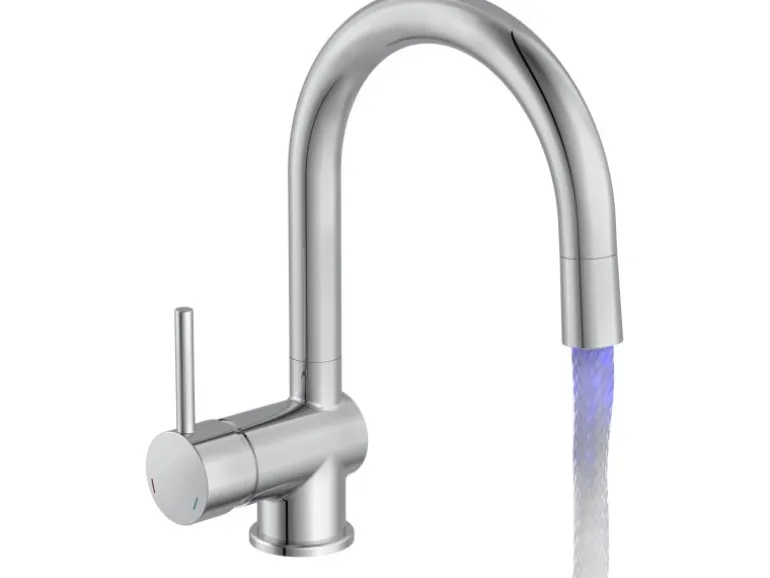 Schütte LED-Spültischarmatur Stella Chrom