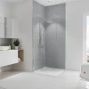 Schulte Duschrückwand-Set Ecke DecoDesign 255 cm x 90 cm x 90 cm Hellgrau