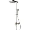 Schulte Duschsystem DuschMaster Rain Classic Rund Edelstahloptik