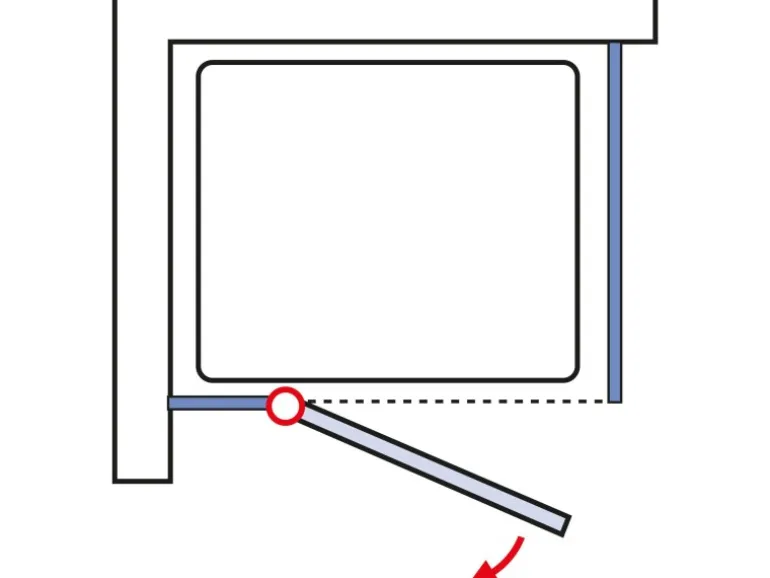 Schulte ExpressPlus Set Drehtür MasterClass mit Duschwanne 200x90cm