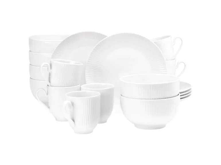 Seltmann Weiden Amina Frühstücks-Set 18-teilig Weiß