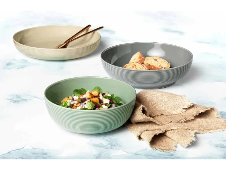 Seltmann Weiden Beat Coor Glaze Foodbowl Set 3-teilig Arktisblau