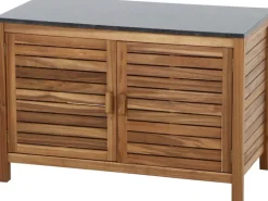 Siena Garden Riva Outdoor-Kitchen Mittelteil niedrig Dunkelgrau ca. 100x52x67 cm