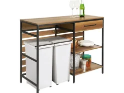 SoBuy Kücheninsel Sideboard Kommode Küchenschrank Flurschrank Vintage FSB71-PF