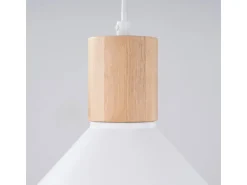 Sollux Lighting Pendelleuchte Jaga Weiß