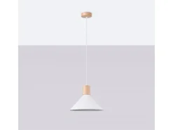 Sollux Lighting Pendelleuchte Jaga Weiß