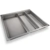 SOTECH Besteckeinsatz ORGA-BOX II MAXI 462 x 509 x 50 mm Silbergrau Für Nobilia 60er Schublade
