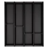 SOTECH Cuisio Besteckeinsatz 500 mm Höhe 55 mm Transluzent Anthrazit Für Blum Legrabox 473 mm
