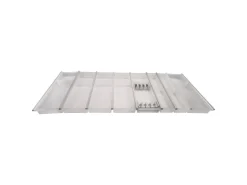 SOTECH Cuisio Besteckeinsatz 1200 mm Höhe 55 mm Transluzent Weiß mit Messerblock