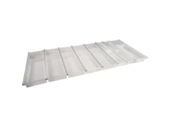 SOTECH Cuisio Besteckeinsatz 1200 mm Höhe 55 mm Transluzent Weiß mit Messerblock