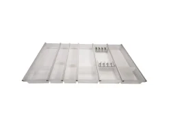 SOTECH Cuisio Besteckeinsatz 900 mm Höhe 55 mm Transluzent Weiß mit Messerblock