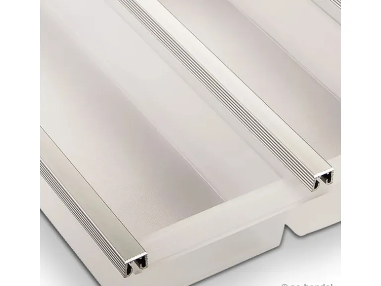 SOTECH Cuisio Besteckeinsatz 900 mm Höhe 55 mm Transluzent Weiß mit Messerblock