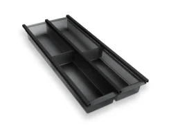 SOTECH Cuisio Besteckeinsatz 300 mm Höhe 55 mm Transluzent Anthrazit Für Blum Legrabox 473 mm