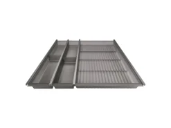 SOTECH Cuisio Gewürzeinsatz Höhe 55 mm Transluzent Graphitgrau Für Blum Legrabox 473 mm mit Korpusbreite 600 mm