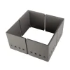 SOTECH 3er Set Organisationsrahmen CuisioFlex 129 mm Höhe Stufenlos Verstellbar von 236 - 386 mm inkl. Anti-Rutsch-Füße