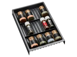 SOTECH Gewürzgläsereinsatz SEPARADO Schiefergrau 300 x 474 x 51 mm Ab 40er Korpusbreite