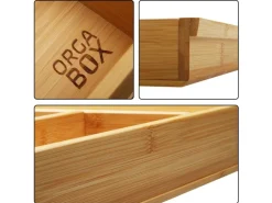 SOTECH ORGA-BOX 3 Bambus Besteckeinsatz Für 120er Schublade 473x1097x56 mm 15 Fächer Für Nobilia Küchen Ab August 2012