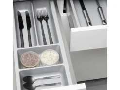 SOTECH ORGA-BOX-3 Besteckeinsätze Tiefe 473 mm Höhe 50,5 mm Silbergrau Schubladeneinsätze Breite 191 mm