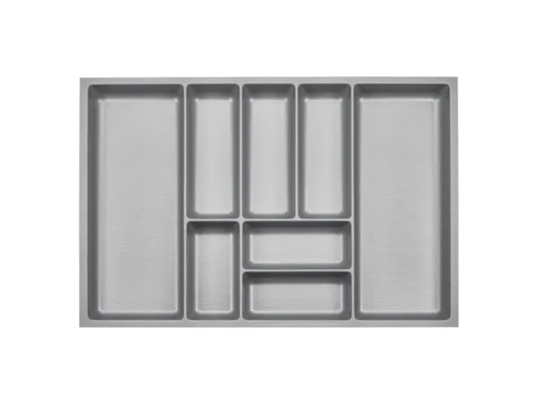 SOTECH ORGA-BOX-3 Besteckeinsätze Tiefe 473 mm Höhe 50,5 mm Silbergrau Schubladeneinsätze Breite 691 mm