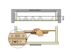 SOTECH ORGA-BOX-3 Besteckeinsätze Tiefe 473 mm Höhe 50,5 mm Silbergrau Schubladeneinsätze Breite 341 mm