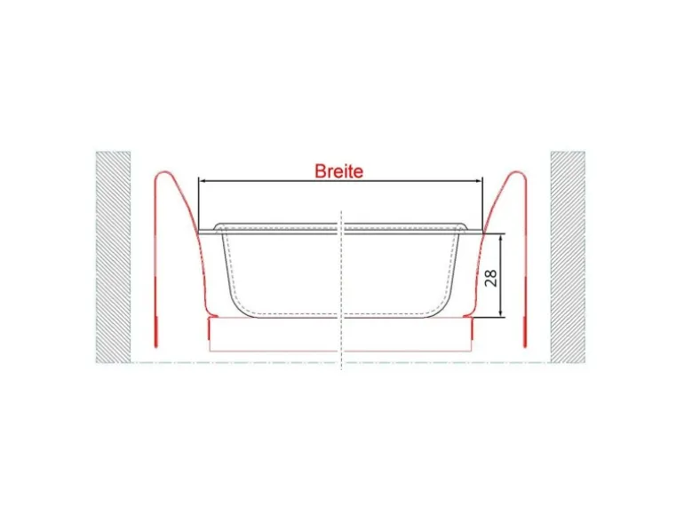 SOTECH ORGA-BOX Gewürzgläsereinsatz 488 x 473 x 28 mm Silbergrau Gewürzdoseneinsatz Für 60er Korpusbreite