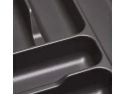 SOTECH Orga-Box I Besteckeinsatz Höhe 55 mm Lavagrau 1200 mm Für Blum Tandembox und ModernBox