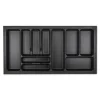 SOTECH Orga-Box I Besteckeinsatz Höhe 55 mm Lavagrau 1000 mm Für Blum Tandembox und ModernBox