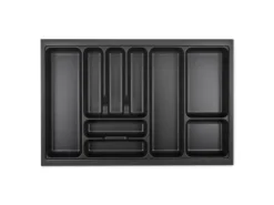 SOTECH Orga-Box I Besteckeinsatz Lavagrau 800 mm Höhe 55 mm Für Blum Tandembox und ModernBox