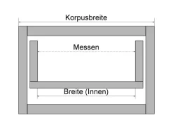 SOTECH Orga-Box Junker Slim Besteckeinsatz Höhe 52 mm Für Korpusbreite 400 mm Lavagrau Für JUNKER SLIM Schubladensystem