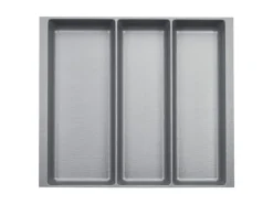 SOTECH ORGA-BOX-2 Multifunktionseinsatz Tiefe 462mm Höhe 50,5mm Für Nobilia Küchen Canvas Struktur Silbergrau 509mm